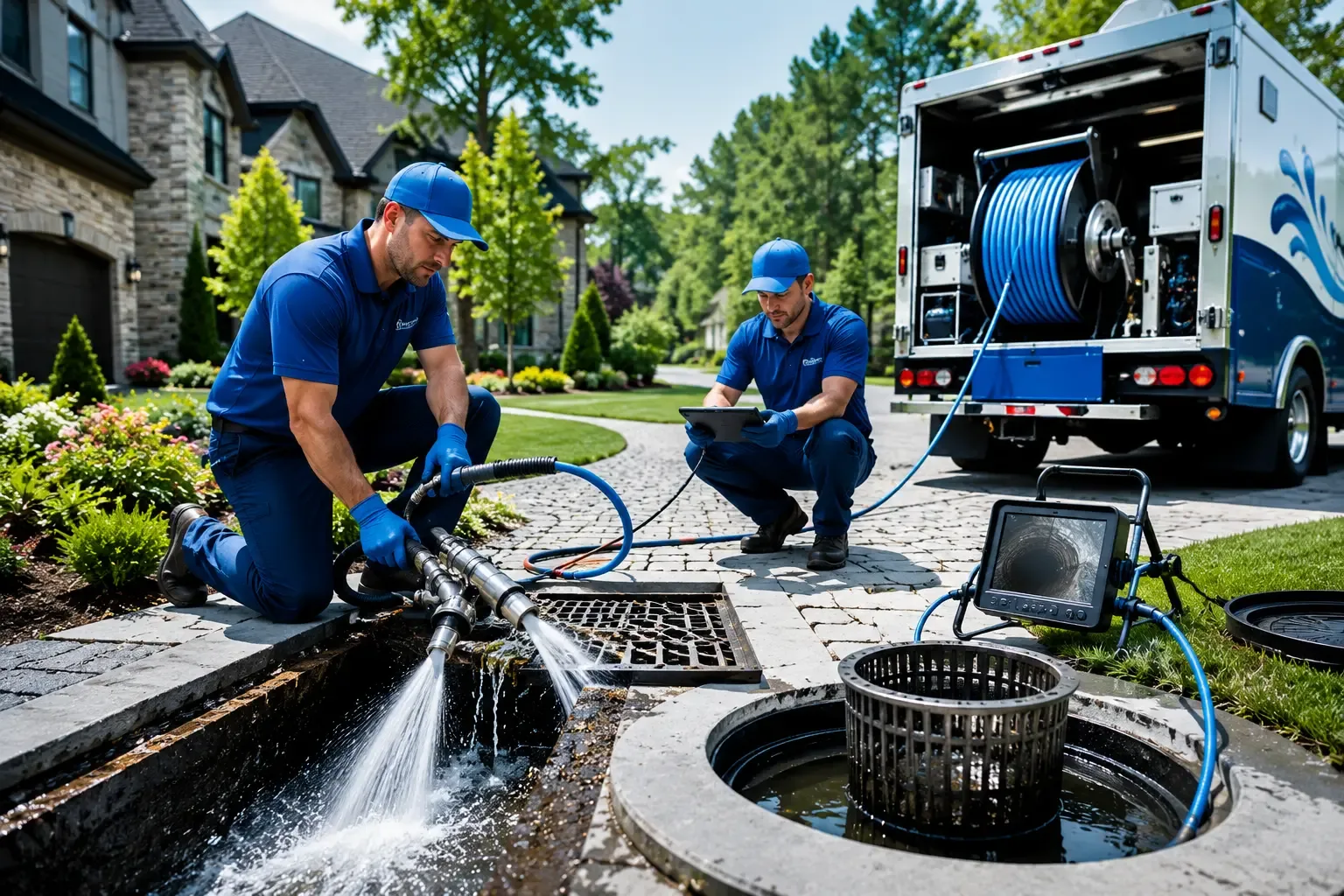Local outdoor drain cleaning professionals in Lumberville, PA